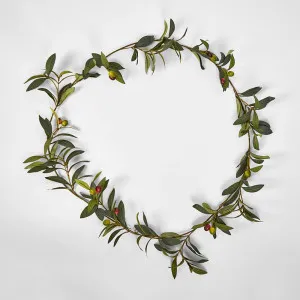 Olive Leaf Garland with Olives by Florabelle Living, a Christmas for sale on Style Sourcebook