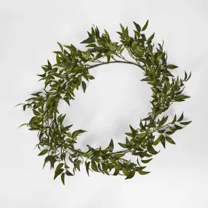 182cm Green Ruscus Leaf Garland by Florabelle Living, a Christmas for sale on Style Sourcebook