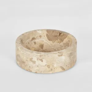 Solange Marble Bowl Mocha Small by Florabelle Living, a Bowls for sale on Style Sourcebook