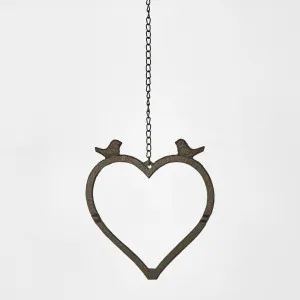 Hanging Heart Bird Feeder by Florabelle Living, a Statues & Ornaments for sale on Style Sourcebook