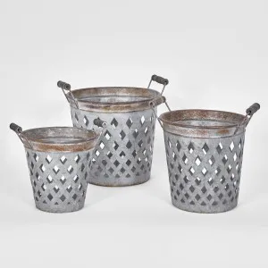 Lille Lattice Baskets Set of 3 by Florabelle Living, a Baskets & Boxes for sale on Style Sourcebook