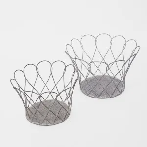 Antoinette Basket Set Of 2 by Florabelle Living, a Statues & Ornaments for sale on Style Sourcebook