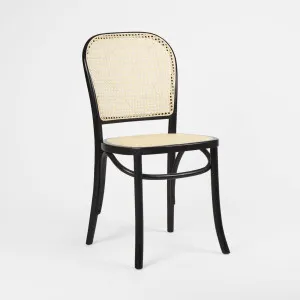 Nook Dining Chair Black Frame Natural Seat by Florabelle Living, a Chairs for sale on Style Sourcebook