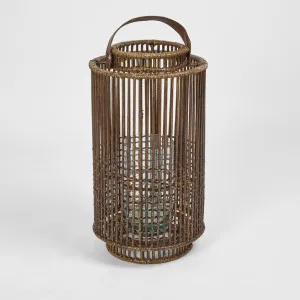 Kyra Rattan Lantern Large Antique Brown by Florabelle Living, a Statues & Ornaments for sale on Style Sourcebook