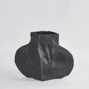 Arc Vessel Low Black by Florabelle Living, a Vases & Jars for sale on Style Sourcebook