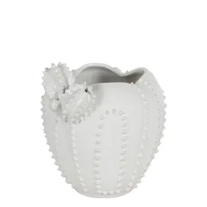 Western Cactus Ceramic Vase White by Florabelle Living, a Vases & Jars for sale on Style Sourcebook