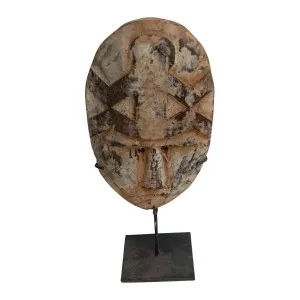 Zori Mask on Stand by Florabelle Living, a Statues & Ornaments for sale on Style Sourcebook