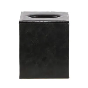 Genieve Square Tissue Box Black by Florabelle Living, a Statues & Ornaments for sale on Style Sourcebook