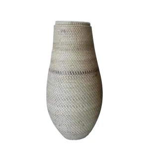 Budi Oversized Woven Basket Light Natural by Florabelle Living, a Baskets & Boxes for sale on Style Sourcebook