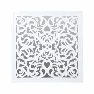 Lattice Mirror 1.28x1.28m White by Florabelle Living, a Mirrors for sale on Style Sourcebook