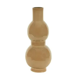 Dinah Stoneware Vase Large Toffee by Florabelle Living, a Vases & Jars for sale on Style Sourcebook