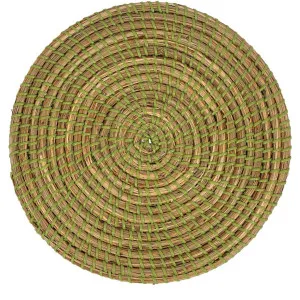 Seta Placemat Green by Florabelle Living, a Placemats for sale on Style Sourcebook