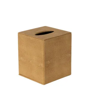 Hunter Square Tissue Box Ochre by Florabelle Living, a Statues & Ornaments for sale on Style Sourcebook