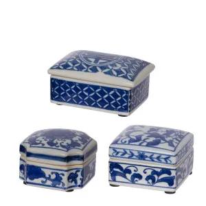 Leith Decorative Boxes Set of 3 by Florabelle Living, a Decorative Plates & Bowls for sale on Style Sourcebook