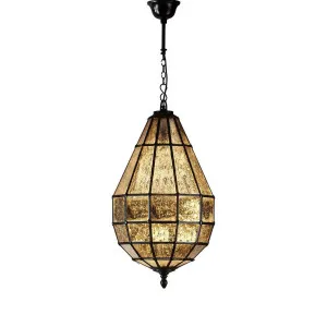 Portobello Ceiling Pendant Black by Florabelle Living, a Pendant Lighting for sale on Style Sourcebook