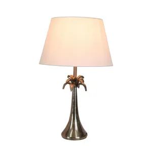 St Vincent Table Lamp Base Antique Silver- Base Only by Florabelle Living, a Table & Bedside Lamps for sale on Style Sourcebook