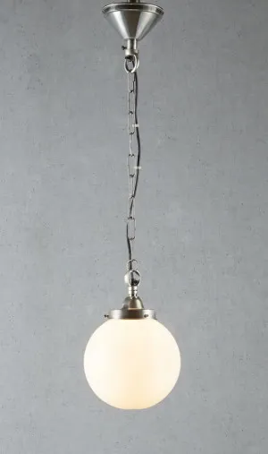 Celeste Small Hanging Lamp in White by Florabelle Living, a Pendant Lighting for sale on Style Sourcebook