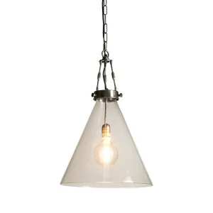Gadsden Ceiling Pendant Large Silver by Florabelle Living, a Pendant Lighting for sale on Style Sourcebook