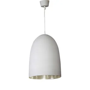 Washington Ceiling Pendant White and Silver by Florabelle Living, a Pendant Lighting for sale on Style Sourcebook