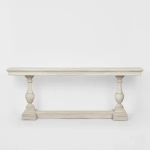 Ville Oak Console White by Florabelle Living, a Console Table for sale on Style Sourcebook