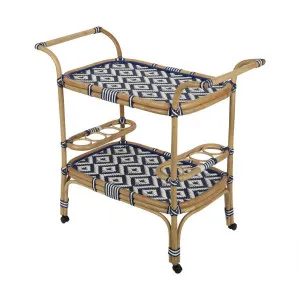 Hamptons Rattan Trolley -Outdoor Undercover by Florabelle Living, a Wall Shelves & Hooks for sale on Style Sourcebook
