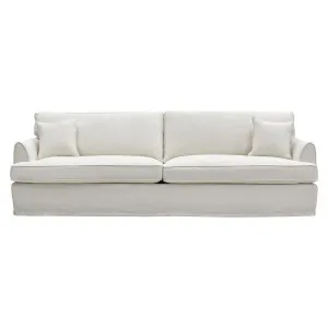 Slip Cover Only - Byron Hamptons 4 Seat Sofa Ivory by Florabelle Living, a Sofas for sale on Style Sourcebook