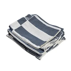 Slip Cover Only - Noosa Hamptons 2 Seat Sofa Denim/Cream Stripe by Florabelle Living, a Sofas for sale on Style Sourcebook