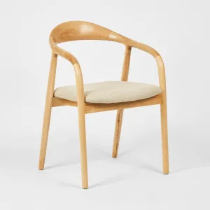Mason Dining Chair Ash Natural Fabric by Florabelle Living, a Chairs for sale on Style Sourcebook