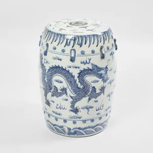 Long Dragon Drum Stool by Florabelle Living, a Stools for sale on Style Sourcebook