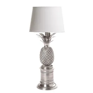 Bermuda Pineapple Table Lamp Base Antique Silver- Base Only by Florabelle Living, a Table & Bedside Lamps for sale on Style Sourcebook