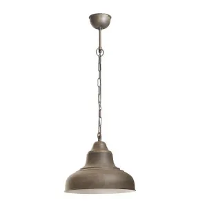 Brasserie Overhead Ceiling Pendant Small Rust by Florabelle Living, a Pendant Lighting for sale on Style Sourcebook
