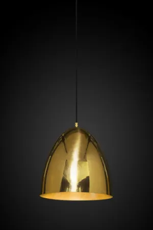 Egg Ceiling Pendant Brass by Florabelle Living, a Pendant Lighting for sale on Style Sourcebook