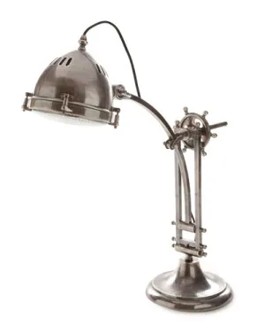 Seabury Desk Lamp Antique Silver by Florabelle Living, a Desk Lamps for sale on Style Sourcebook