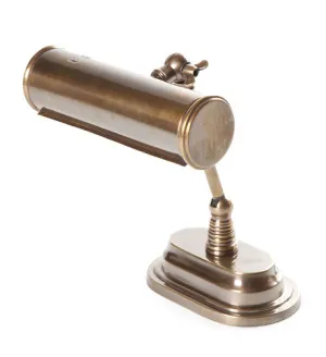 Carlisle Banker's Desk Lamp Brass by Florabelle Living, a Desk Lamps for sale on Style Sourcebook