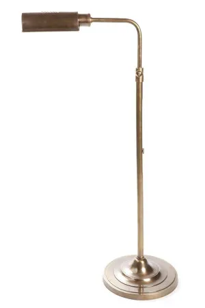 Brooklyn Floor Lamp Antique Brass by Florabelle Living, a Floor Lamps for sale on Style Sourcebook