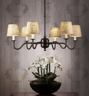 Prescot Chandelier Dark Bronze by Florabelle Living, a Chandeliers for sale on Style Sourcebook