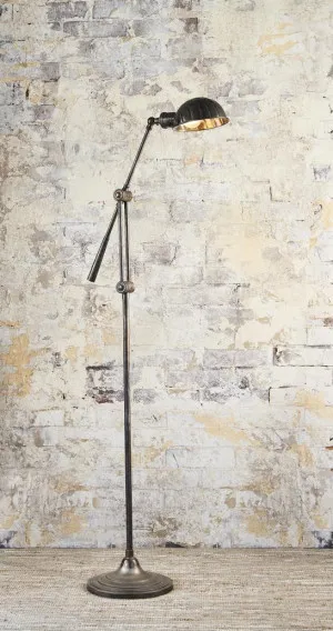 Calais Floor Lamp Antique Silver by Florabelle Living, a Floor Lamps for sale on Style Sourcebook