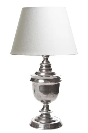 Sheffield Table Lamp Base Antique Silver- Base Only by Florabelle Living, a Table & Bedside Lamps for sale on Style Sourcebook