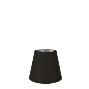 Linen Taper Lamp Shade XXXS Black with Silver Lining by Florabelle Living, a Lamp Shades for sale on Style Sourcebook