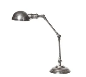 Stamford Desk Lamp Antique Silver by Florabelle Living, a Desk Lamps for sale on Style Sourcebook