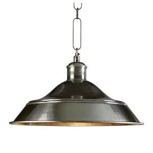 Palladium Ceiling Pendant Antique Silver by Florabelle Living, a Pendant Lighting for sale on Style Sourcebook