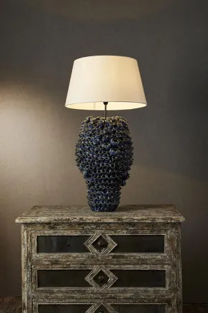 Singita Ceramic Table Lamp Base Blue- Base Only by Florabelle Living, a Table & Bedside Lamps for sale on Style Sourcebook