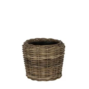 Round Rattan Basket Small Natural by Florabelle Living, a Baskets & Boxes for sale on Style Sourcebook