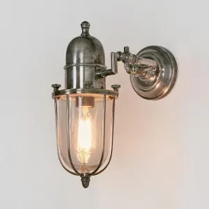 Chapel Outdoor Wall Light Outdoor Silver by Florabelle Living, a Wall Lighting for sale on Style Sourcebook