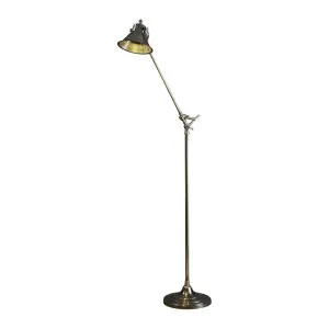 Morton Floor Lamp Antique Silver by Florabelle Living, a Floor Lamps for sale on Style Sourcebook