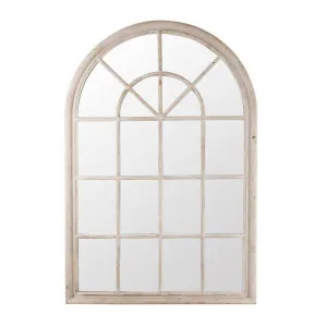 Hamptons Arched Mirror 1x1.5m Grey by Florabelle Living, a Mirrors for sale on Style Sourcebook