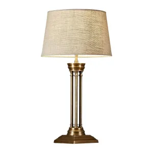 Hudson Table Table Lamp Base Brass- Base Only by Florabelle Living, a Table & Bedside Lamps for sale on Style Sourcebook