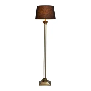Hudson Floor Lamp Base Brass- Base Only by Florabelle Living, a Floor Lamps for sale on Style Sourcebook