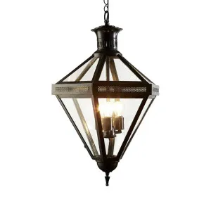 Rockefella Ceiling Pendant Black by Florabelle Living, a Pendant Lighting for sale on Style Sourcebook