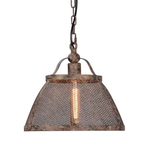 Lorenzo Ceiling Pendant Large Rustic by Florabelle Living, a Pendant Lighting for sale on Style Sourcebook
